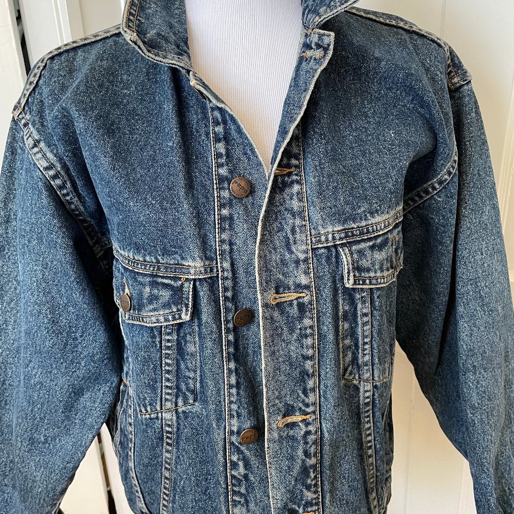 Vintage Pepe Jeans blue denim jean jacket, size S